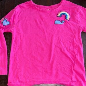 Vineyard Vines Bright Pink Long Sleeve Tee